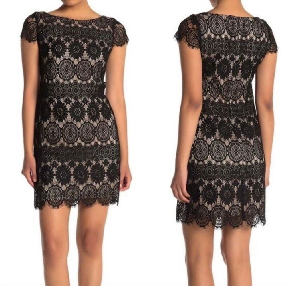 Eliza J scalloped dress